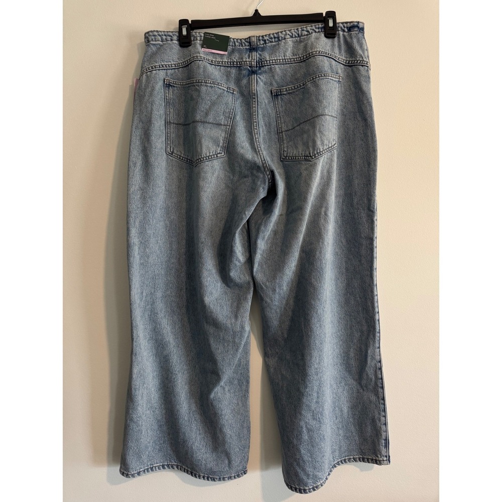 Wild Fable Low Rise Loose Jeans Womens Medium rigid Denim wide leg vintage retro - Picture 2 of 4